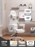 Poltrona reclinável ergonômica Cadeira de computador de mesa Cadeira de escritório elegante para uso doméstico com funcionalidade de elevação e rotação