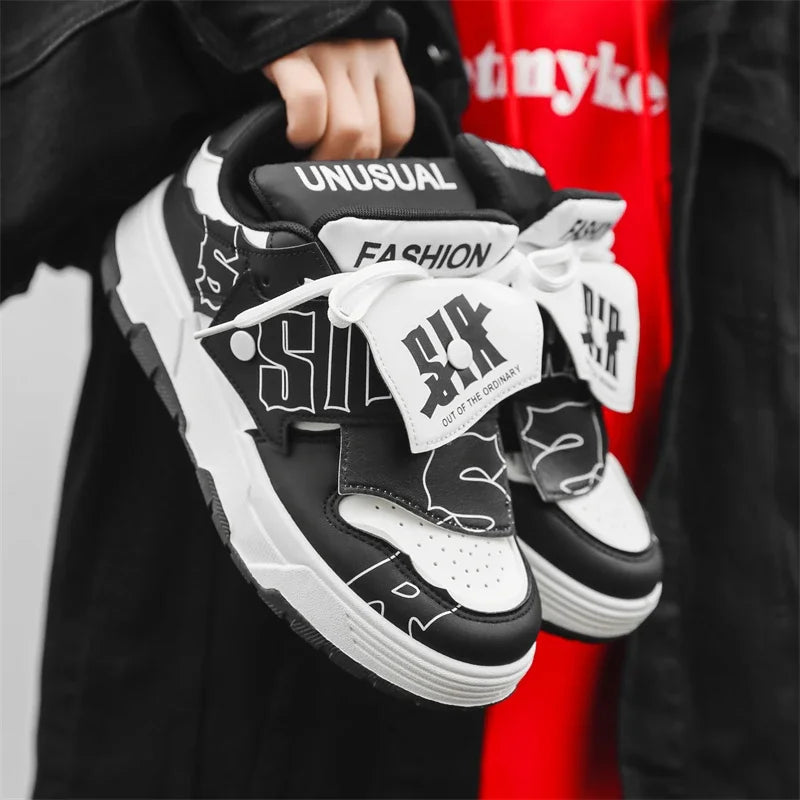 35-45 ao ar livre juventude maré pão sapatos femininos masculino placa classe calçados outono sapatos casuais confortáveis anti deslizamento tênis moda