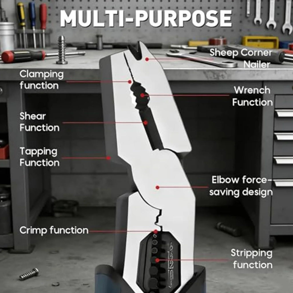 Alicate de corte de fio industrial resistente multifuncional 9