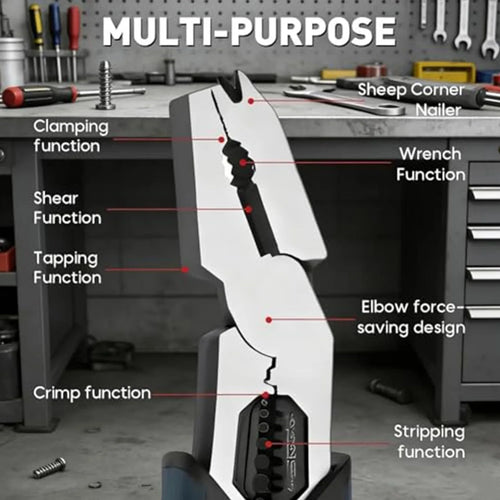 Alicate de corte de fio industrial resistente multifuncional 9