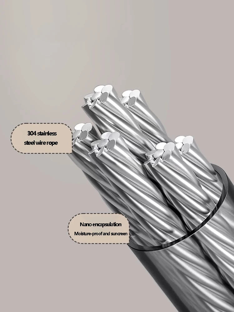 6/13
 1119
Varal Retrátil de Parede Extensível para Lavanderia, Cabideiro e Suporte para Secagem de Roupas