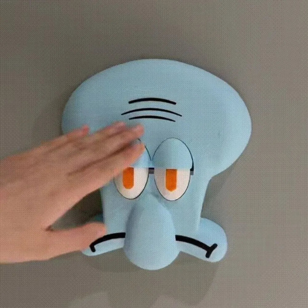 Cute SpongeBob Squidward 3D Printed Light Switch Cover, Home Decor & Gift