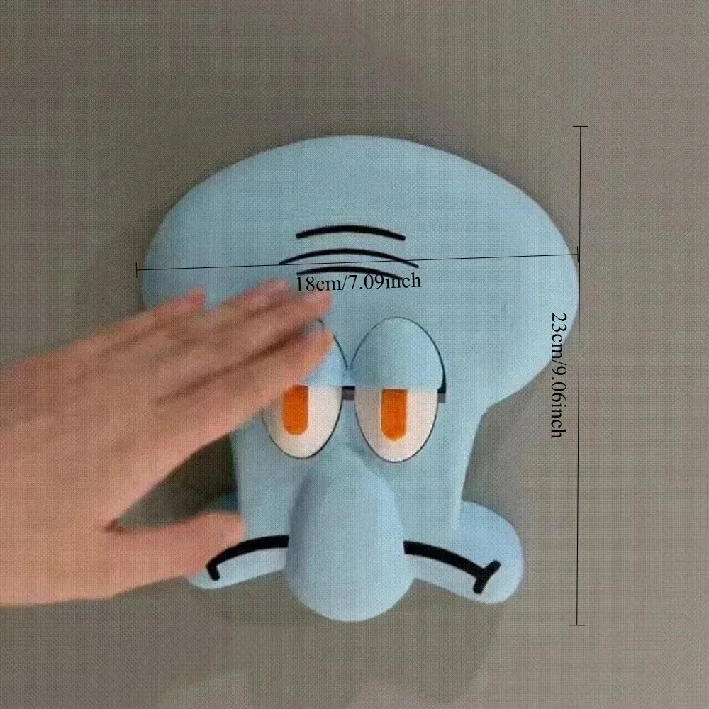 Cute SpongeBob Squidward 3D Printed Light Switch Cover, Home Decor & Gift