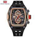 Relógios de Pulso de Quartzo para Homens Guerreiro Pulseira Vermelha Cronógrafo À Prova D 'Água reloj hombre 473G