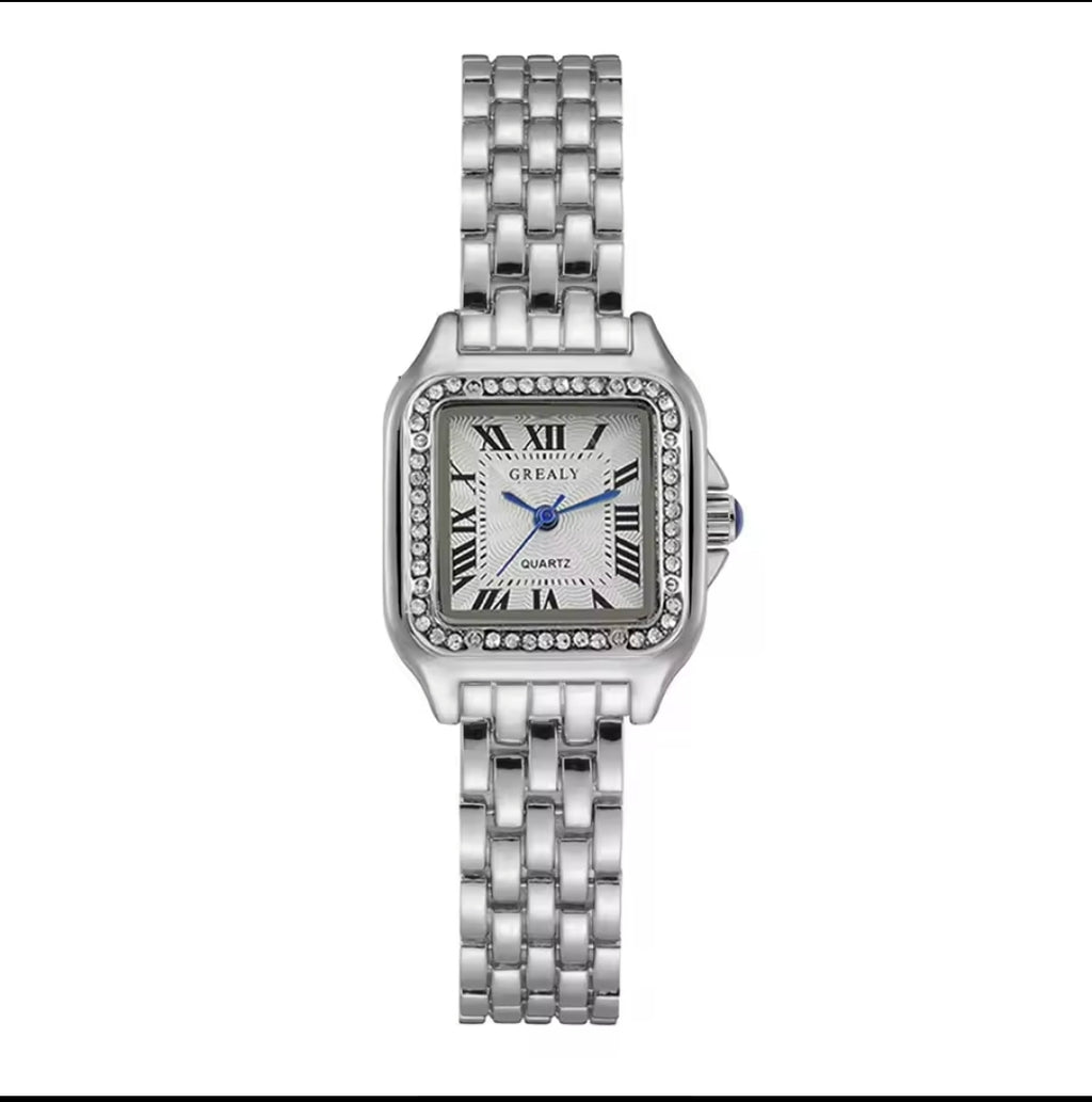 Relógio feminino luz marca de luxo negócios ouro aço inoxidável senhoras moda relógios quartzo feminino pulseira relógio pulso