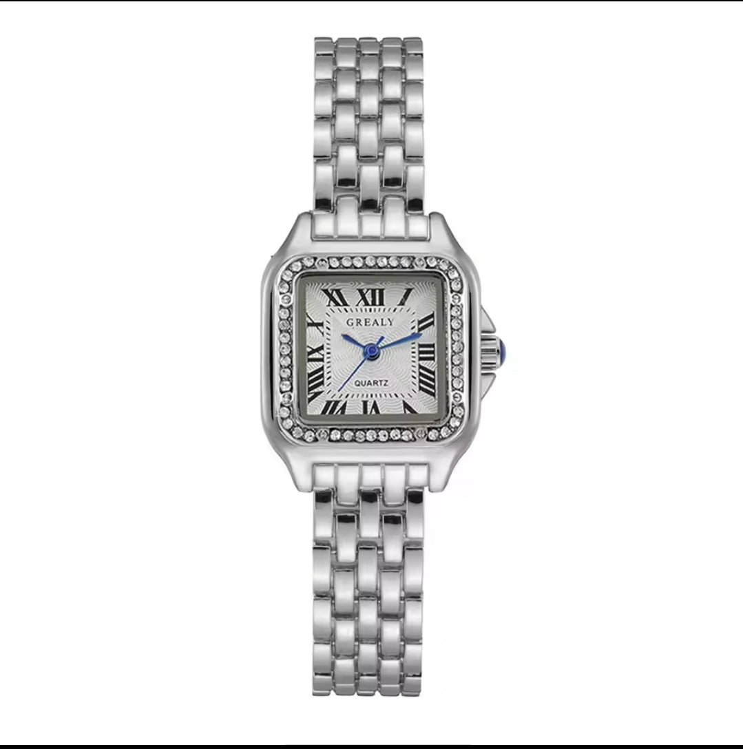 Relógio feminino luz marca de luxo negócios ouro aço inoxidável senhoras moda relógios quartzo feminino pulseira relógio pulso