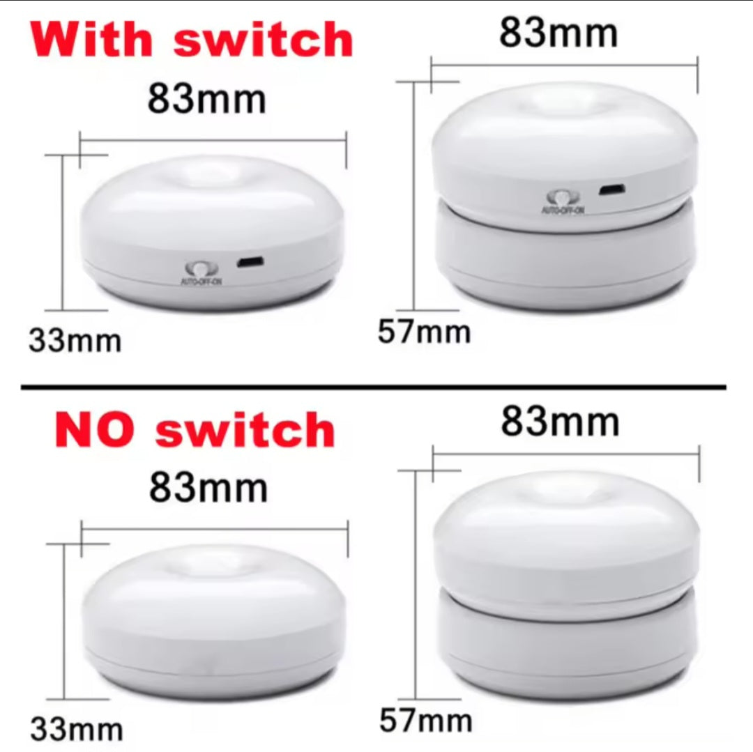Luminária led inteligente com sensor de movimento