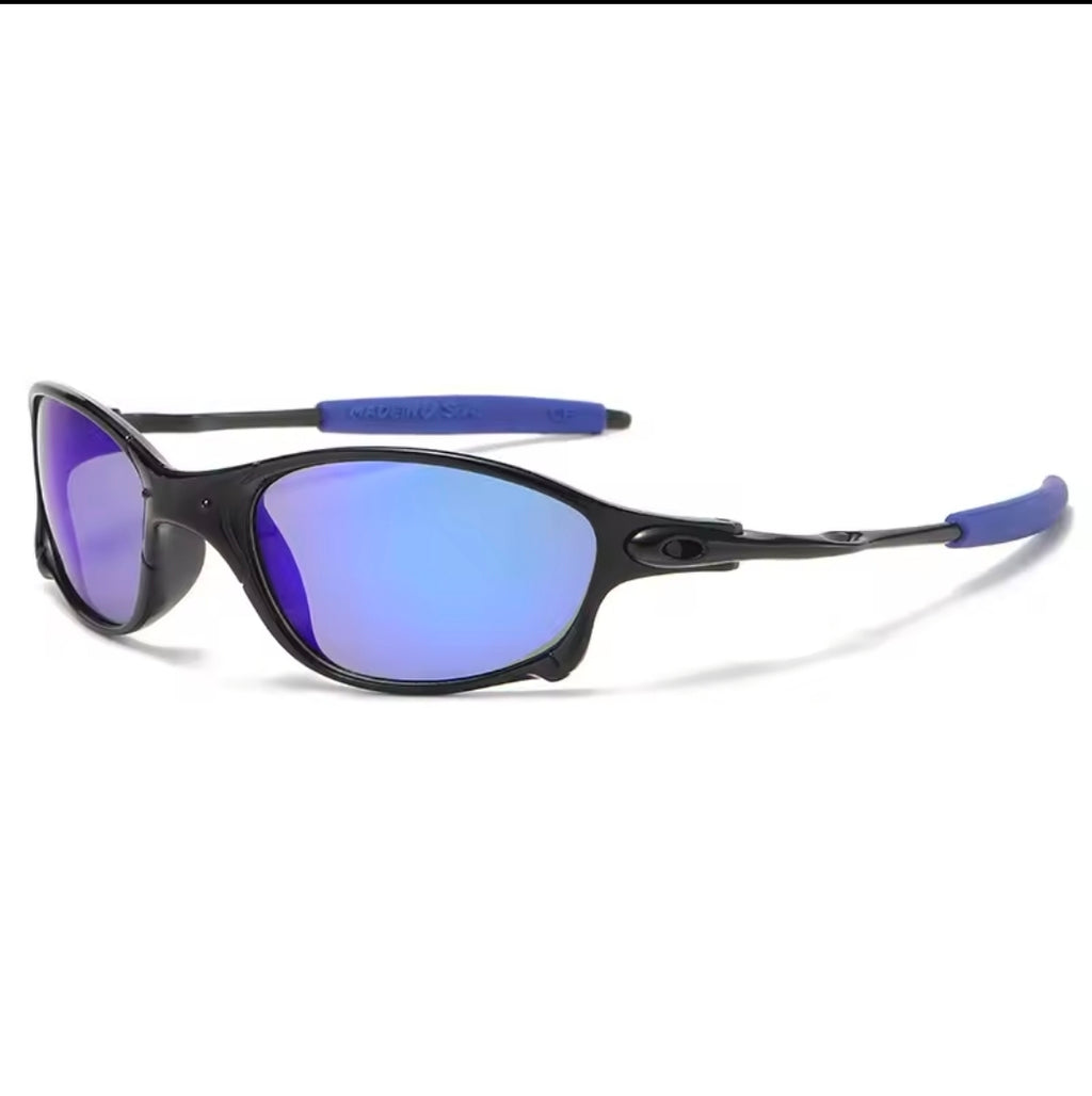 Óculos de sol esportivos coloridos óculos de sol uv400 à prova de vento óculos de sol para homens mulheres retro de sol masculino