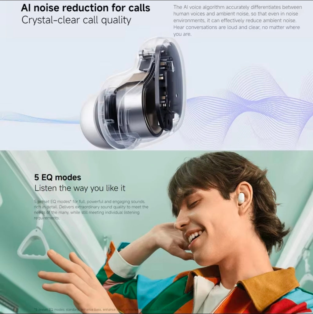 Xiaomi redmi buds 6 play fone de ouvido sem fio bluetooth