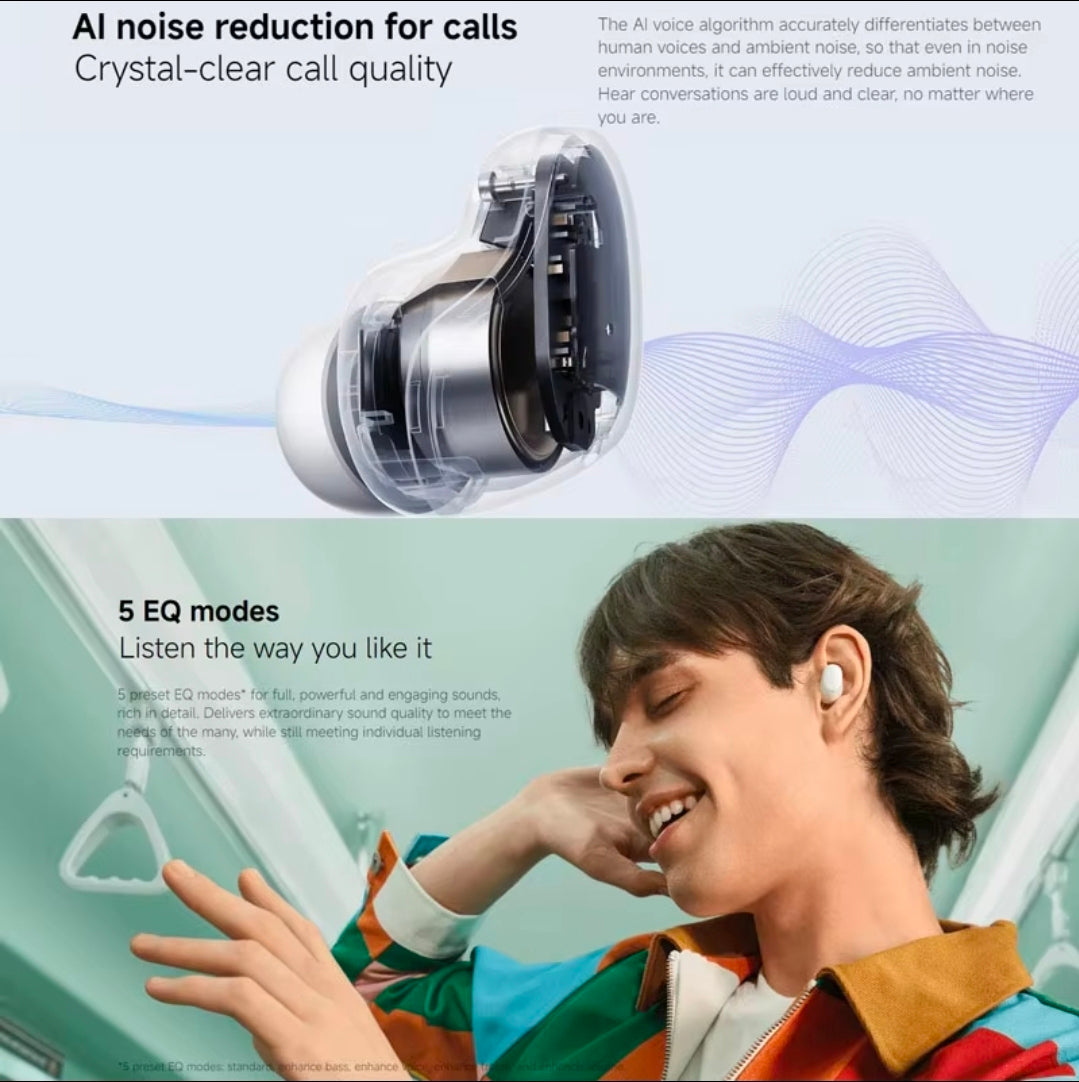 Xiaomi redmi buds 6 play fone de ouvido sem fio bluetooth