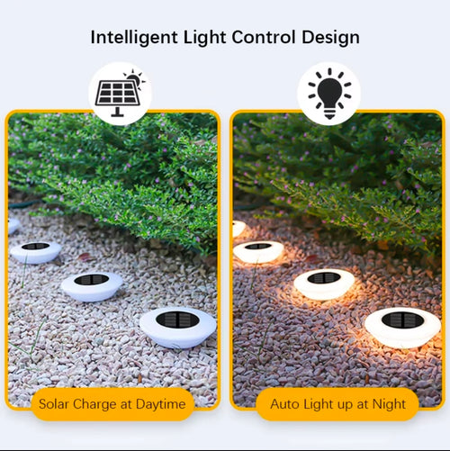 1/4 pacote de luzes solares à terra, 14led luz de paisagem ao ar livre à prova dwaterproof água, lâmpada led para gramado, para jardim caminho quintal deck acampamento decoração