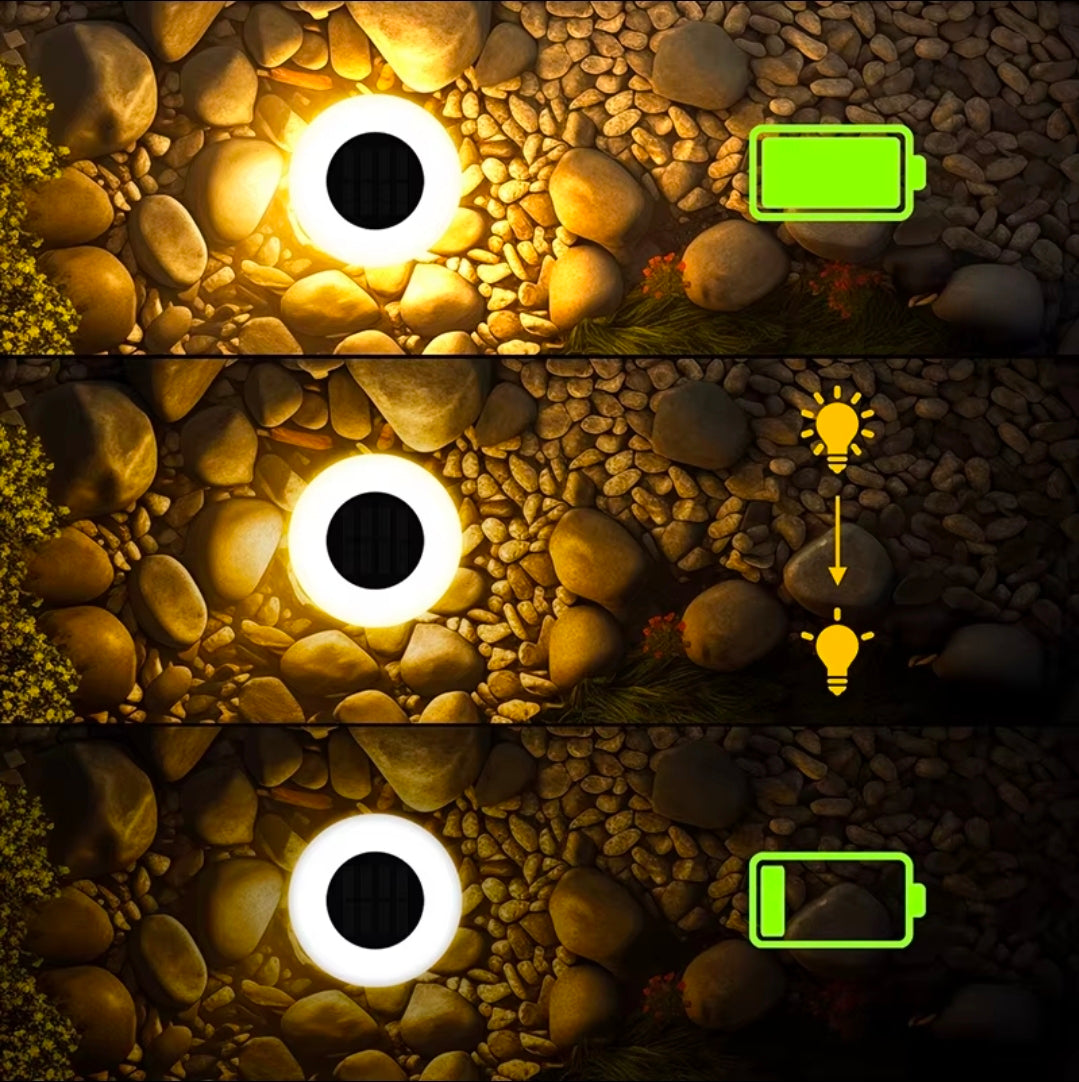 1/4 pacote de luzes solares à terra, 14led luz de paisagem ao ar livre à prova dwaterproof água, lâmpada led para gramado, para jardim caminho quintal deck acampamento decoração