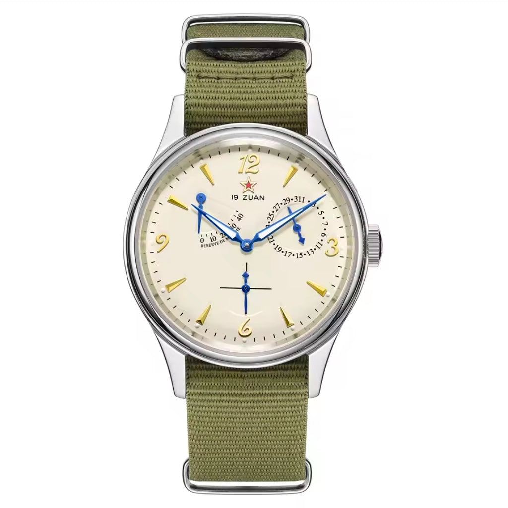 2491
1963 relógio piloto masculino 40mm relógios de pulso mecânicos automáticos original st1780 movimento cristal safira waterpoorf relógio retro