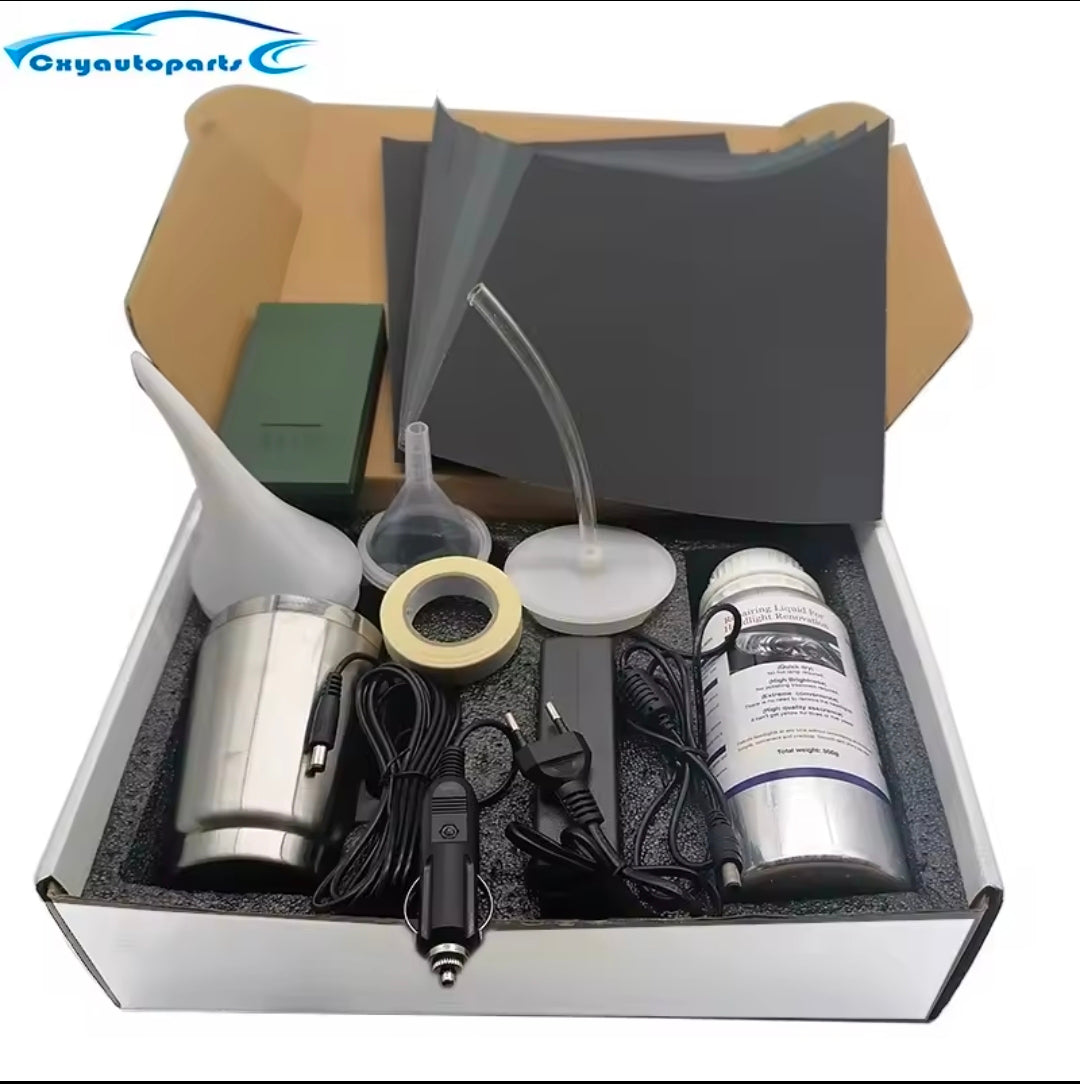 Kit de polimento químico para farol de carro