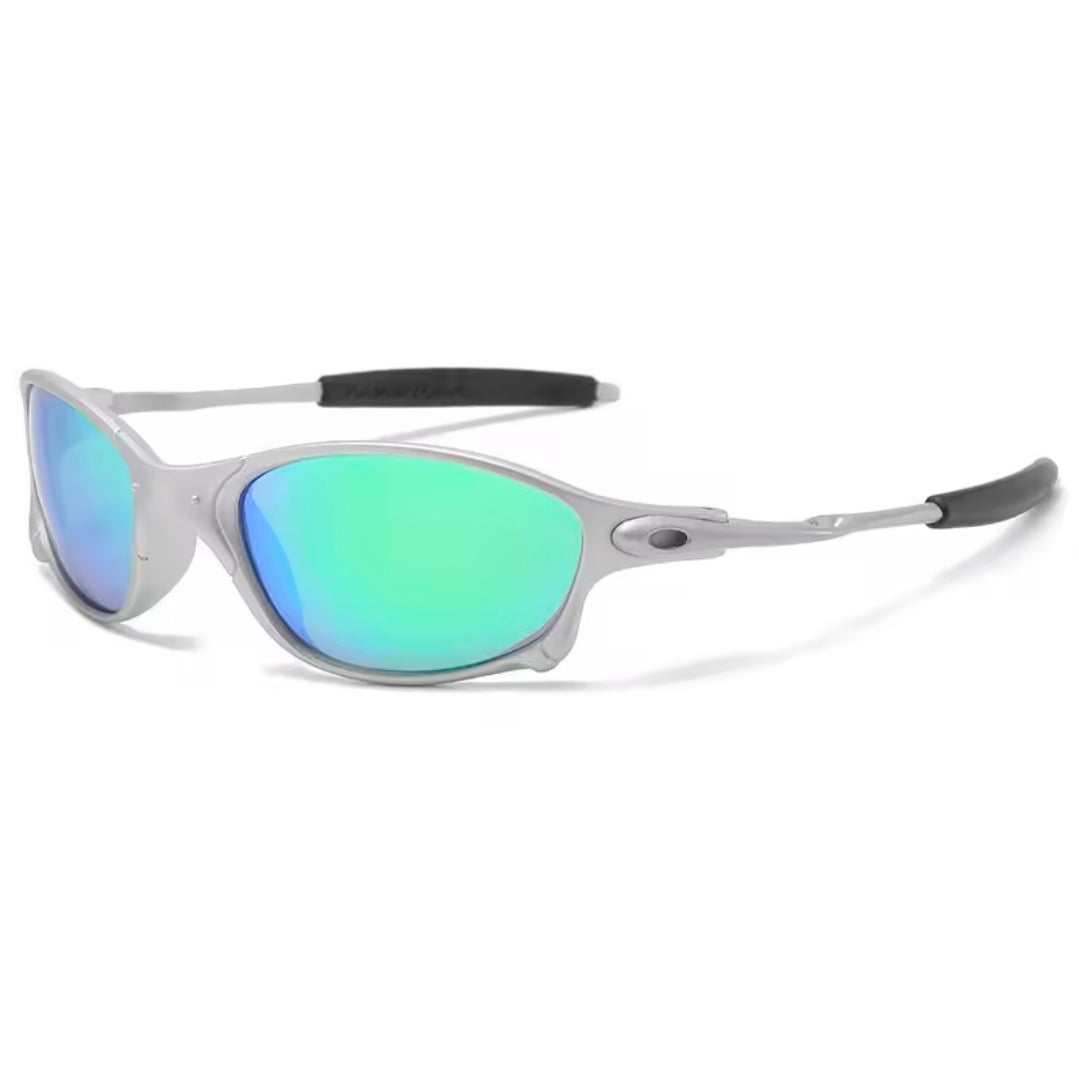Óculos de sol esportivos coloridos óculos de sol uv400 à prova de vento óculos de sol para homens mulheres retro de sol masculino