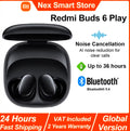 Xiaomi redmi buds 6 play fone de ouvido sem fio bluetooth